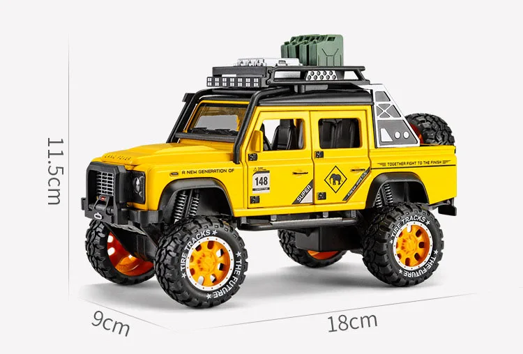 Модель автомобиля 1:32 SUV пикапы Diecasts& Toy Vehicles из металлического сплава симуляция оттягивания автомобилей игрушки для детей Подарки для детей