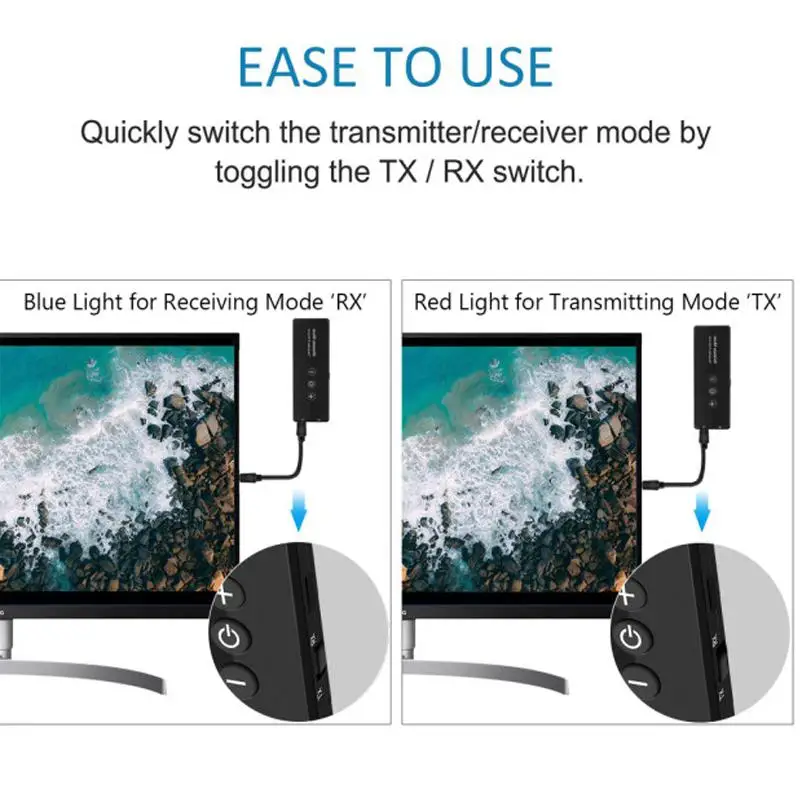 Eas tV ita 3 в 1 Bluetooth 5 0 аудио передатчик приемник стерео USB адаптер для Android IOS ТВ