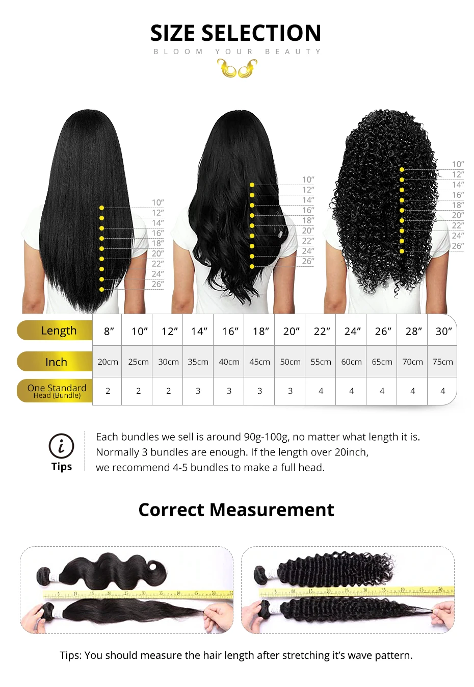 Pacotes com Fechamento Onda de Água Mishell Polegadas Onda Profunda Brasileiro Encaracolado 100% Cabelo Humano 3 4 Pacotes Tecer Rendas Frontal 28 30 40 14 Pacotes com 34 com fecho