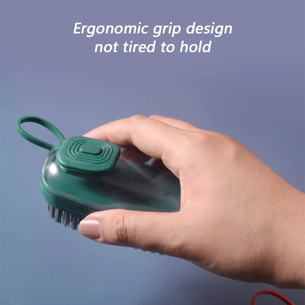 Household Laundry Brush Pot Washing Soft Brush Handheld Kitchen Dishwashing Brushautomatic Liquid Addition Shoe Cleaning Tools