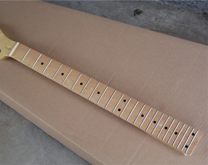 

Hot Sale 6-String Guitar Neck,Maple Fingerboard,24 Frets,Black Dot Fret Marks Inlay and can be Customized