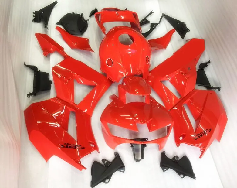 Впрыска ABS мотоцикл обтекатели комплект Подходит для HONDA CBR600RR F5 13 14 15 16 17 CBR600 2013 корпус набор красный глянцевый