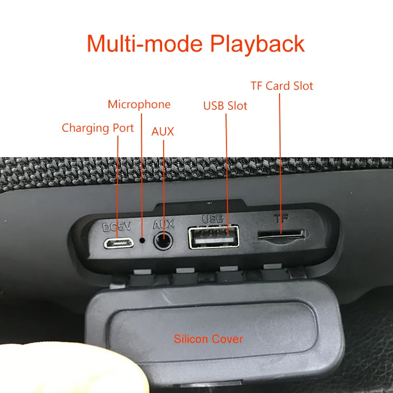 Bluetooth динамик FM радио Charge4 водонепроницаемый портативный открытый беспроводной мини Колонка коробка TF AUX USB стерео Hi-Fi коробки