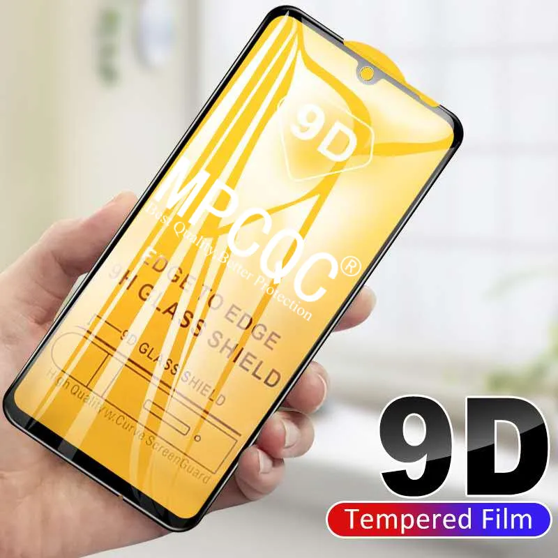 

9D Full Cover Tempered Glass For Samsung Galaxy A50 A30 A20 A70 Screen Protector For Galaxy A10 A10s A20e A70 A80 A90 A40 Film