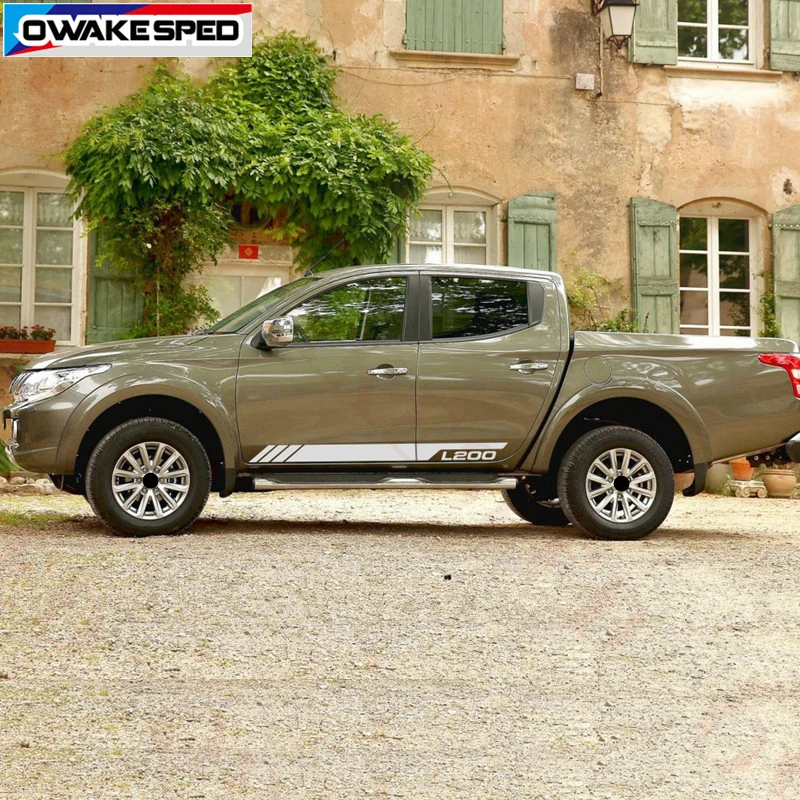 Стикер для автомобиля Mitsubishi L200 2011 2019 наклейки наружных и внедорожных дверей