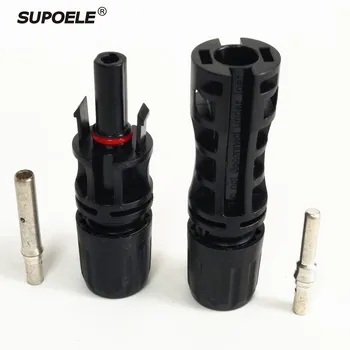 

5Pairs/Lot TUV listed DC 1500V 50A PV Solar Connector Male Female,Solar Panel Connector used for Solar Cable 2.5mm2 4mm2 6mm2