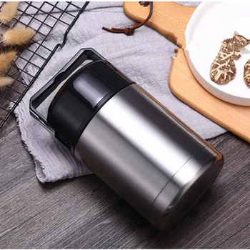 

800/1000ml Double Wall Stainless Steel Lunch Bento Box Porridge Food Soup Containers Large Capacity Vacuum Flasks Thermocup