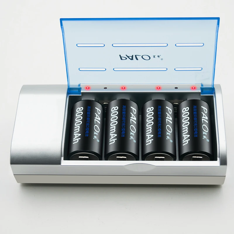 Зарядное устройство PALO высокого качества для Nimh Nicd AA/AAA/SC/C/D/9 в|battery charger|charger forbatteries