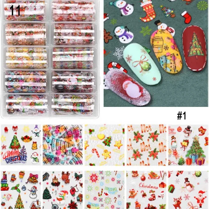 Flower Butterfly Star Transfer Paper Sticker Nail Star Transfer Paper Nail Sticker Star Paper Christmas V9-Drop
