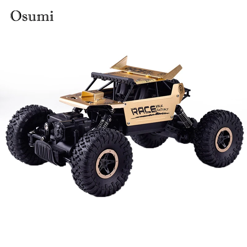 1:18 мальчик игрушка радиоуправляемая машина 2,4G 4WD 4X4 сплав багги Модель RC альпинистский автомобиль Bigfoot высокая скорость гоночный автомобиль раскладушка дрейф внедорожник