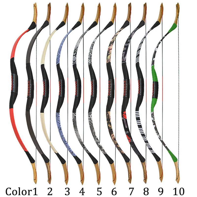 1 комплект 25-55lbs традиционный лук правая/левая ручная стрельба древний охотничий лук Рекурсивные луки и стрелы стрельба из лука