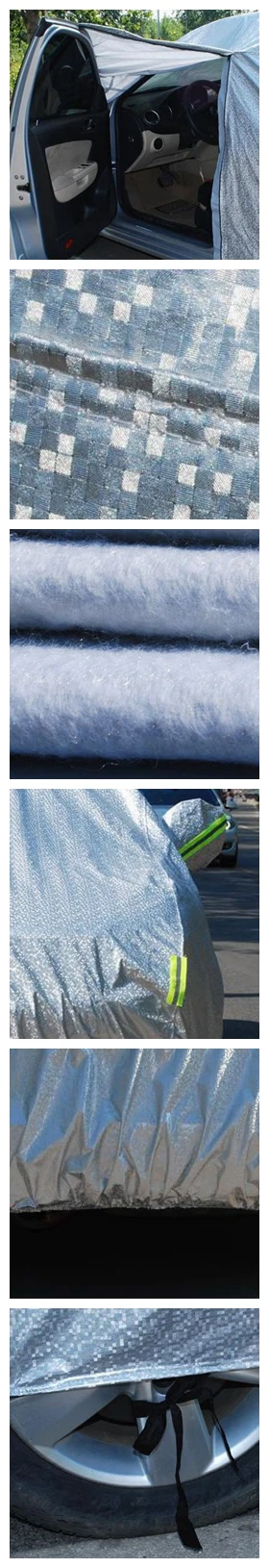 Universal cotton car covers Winter for outdoor dustproof rainproof snowproof and UV Full car cover For suv sedan hatchback