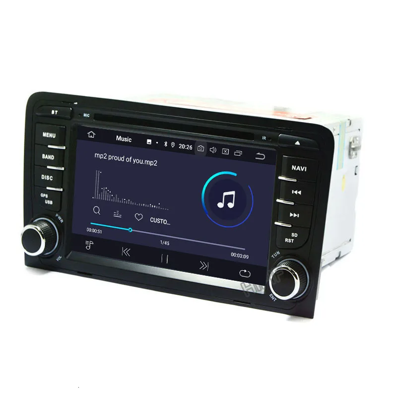 IPS DSP 4G Android 10 автомобильный DVD GPS для Audi A3 8P 2003 2012 S3 2006 RS3 Sportback 2011 мультимедийный