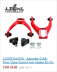 LZONE-24 мм SWAY BAR 92-00 EG EK для HONDA CIVIC 94-01 для ACURA INTEGRA DC2+ комплект концевых звеньев JR1013