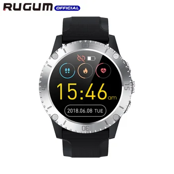 

Waterproof 3ATM Swimming sport watch Bluetooth Fitness Tracker Air Pressure Heart Rate Music Smart Watch Men RUGUM Z1