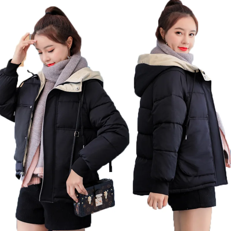 Зимние толстовки, корейское зимнее пальто, модные женские парки, зимняя куртка размера плюс, женские парки