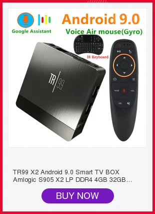 X99 мини Smart Android 9,0 tv Box 4 ГБ ОЗУ 64 ГБ 32 ГБ 16 ГБ H.265 Wifi медиаплеер 4K для Google Youtube телеприставка