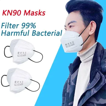 

Dustproof PM2.5 Pollution Mouth Mask Pm2.5 Wind And Haze Pollution Protection Six-layer Filter Mask Washable Reusable Breath