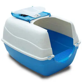 

Semi-fully Enclosed Cat Sandbox Anti-splashing Toilet Can Flip Over The Stink-proof Cat Dung Basin.