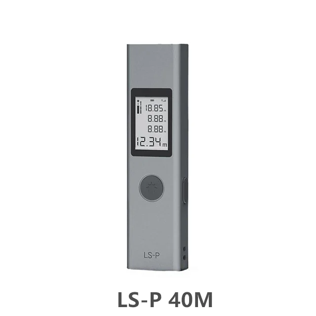 LS-P 40M Mijia DUKA 40 м Лазерный дальномер USB перезарядка интеллектуальный цифровой лазерный дальномер алюминиевый сплав дальномер - Цвет: LS-P 40M