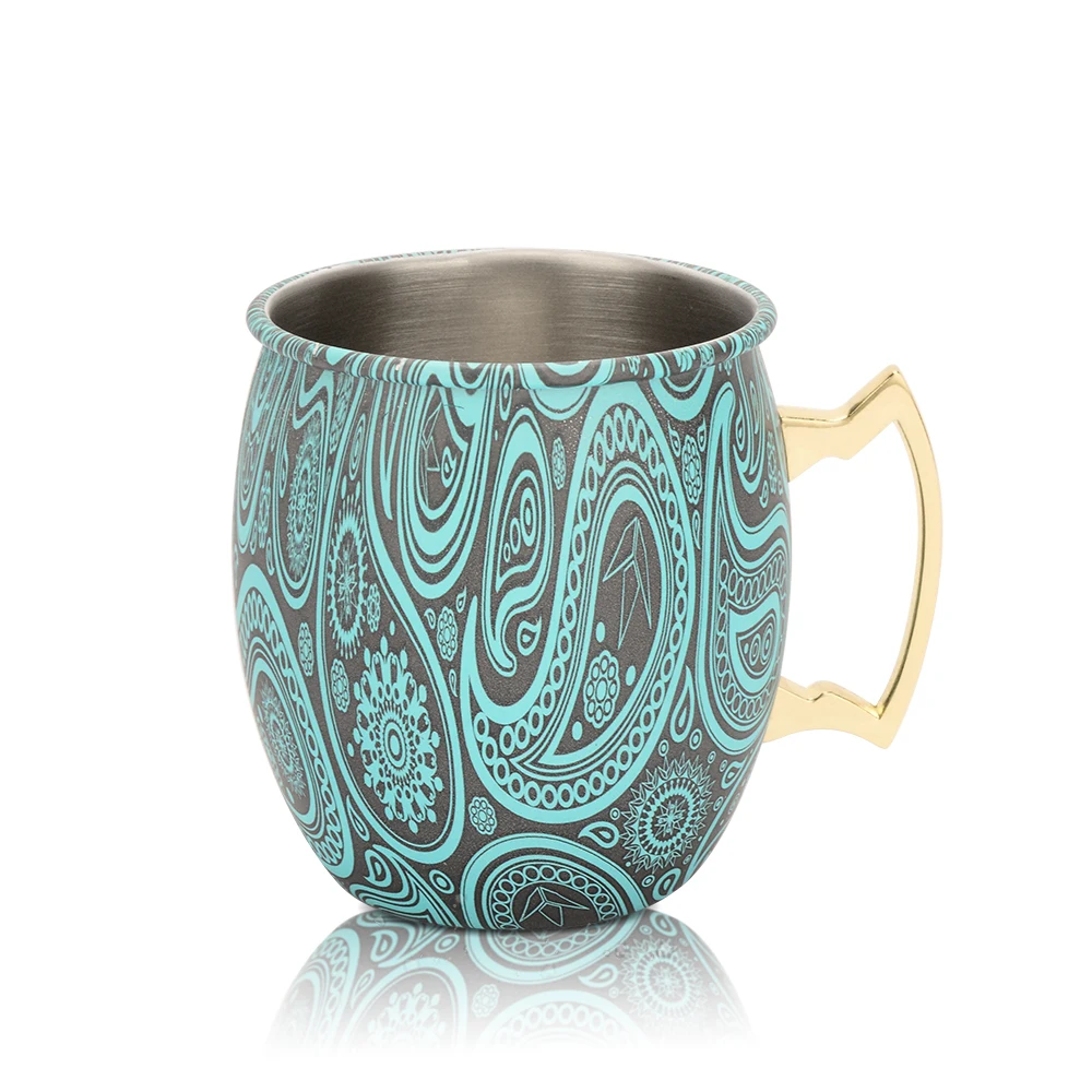 

Moscow Mule Mugs Mini Caneca Moscow Mule Cup PureCobre Mug Espresso Plated Shot Stainless Steel Mug