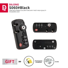 

DILONG S060 Trolley lock accessories password lock universal buckle latch luggage suitcase replacement anti-theft customs locks
