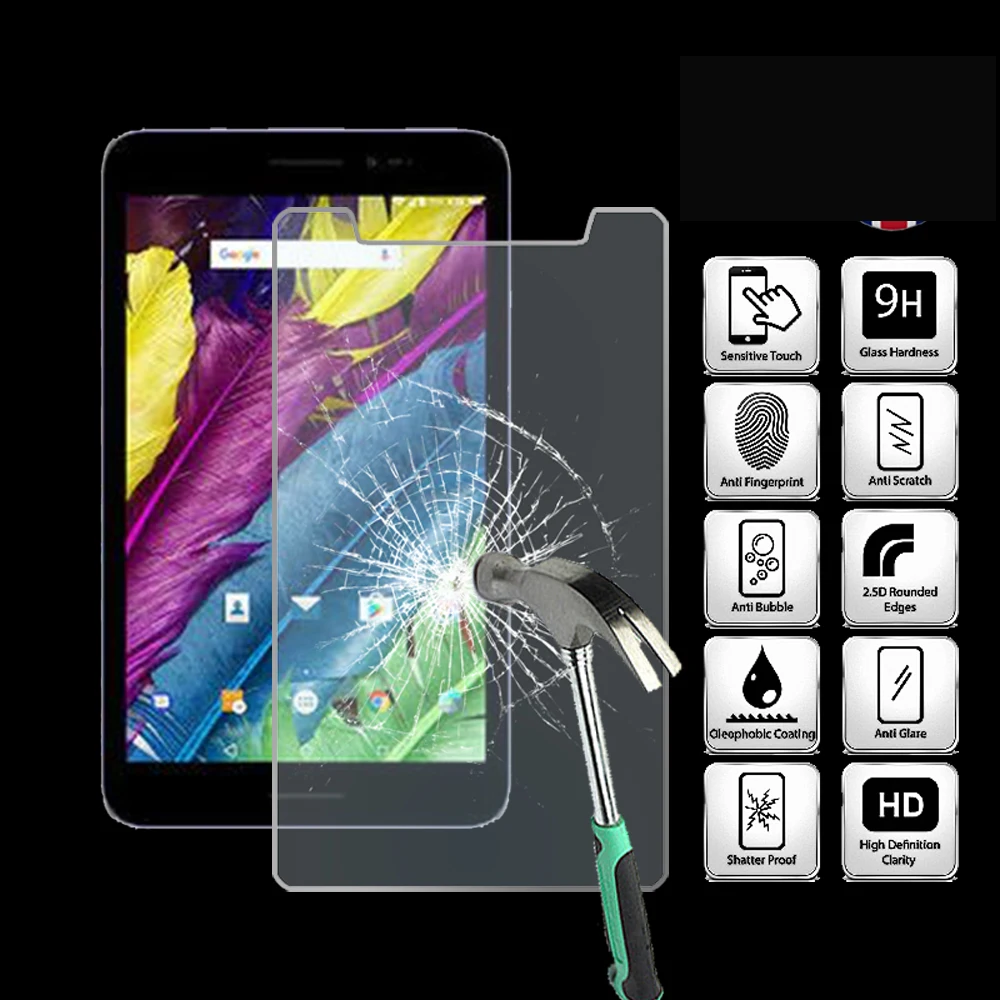 Ультрапрозрачное закаленное стекло для ZTE Grand X View 2 8 дюймов Защитная пленка