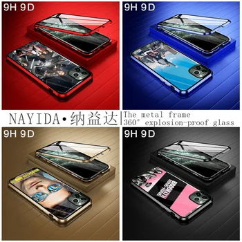 

9D Protective Glass Phone Cases Cover for iPhone 11 Pro X XS Max XR Tempered Glass 6 6S 7 8 Plus Brooklyn Nine case