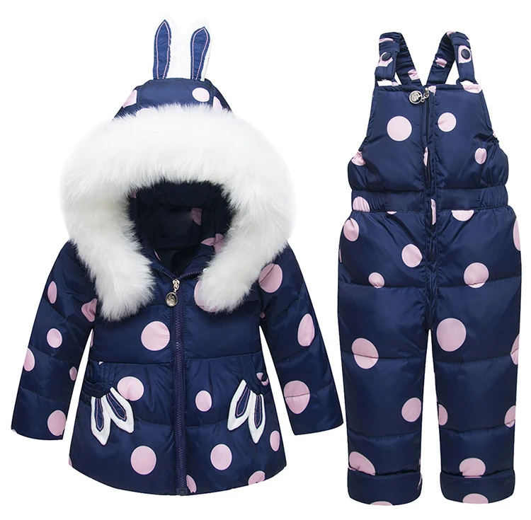 Dollplus/Коллекция года, комплекты зимней одежды для детей теплая парка для девочек пуховая куртка для малышей Детская куртка зимняя одежда Детский костюм