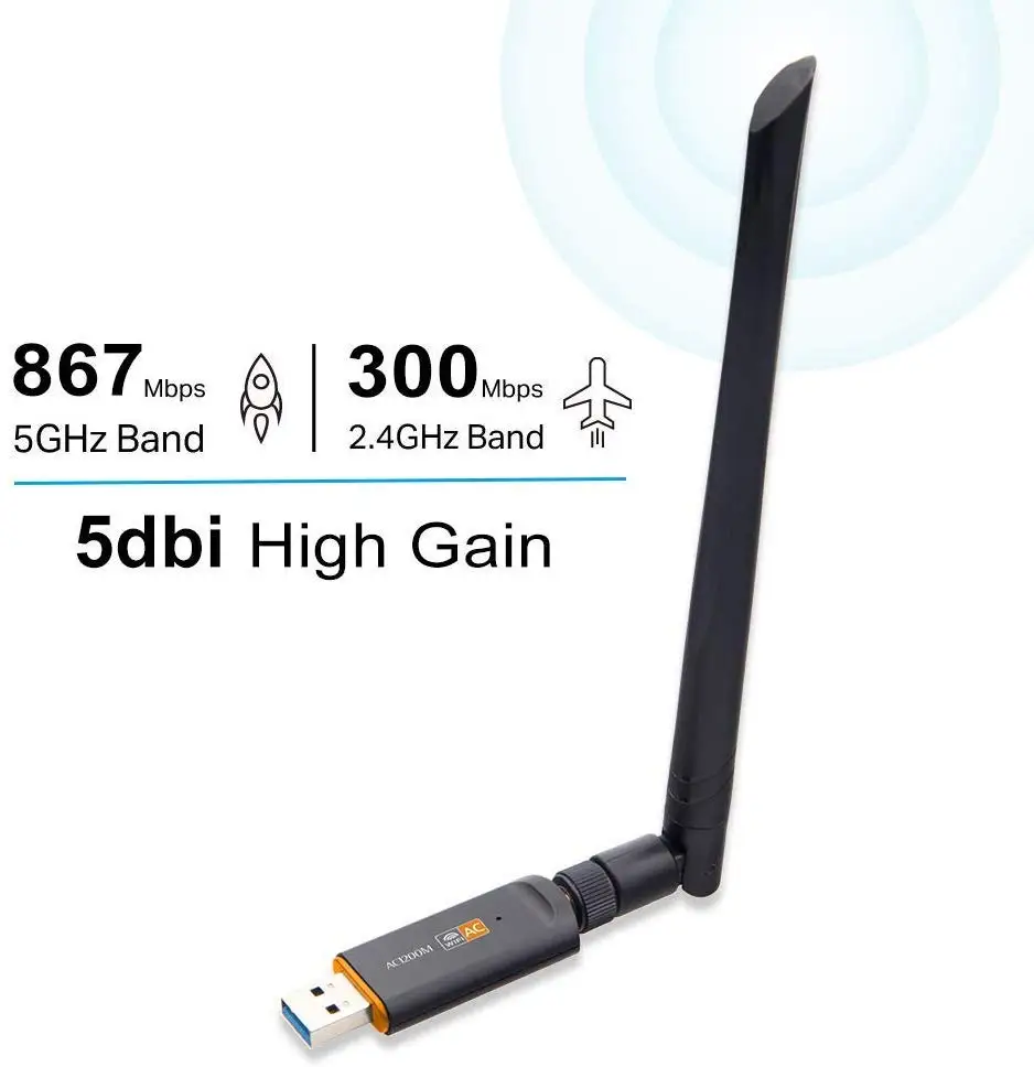 

Wireless USB Wifi Adapter Free Driver 1200Mbps Lan USB Ethernet 2.4G 5G Dual Band Wi-fi Network Card Wifi Dongle 802.11n/g/a/ac