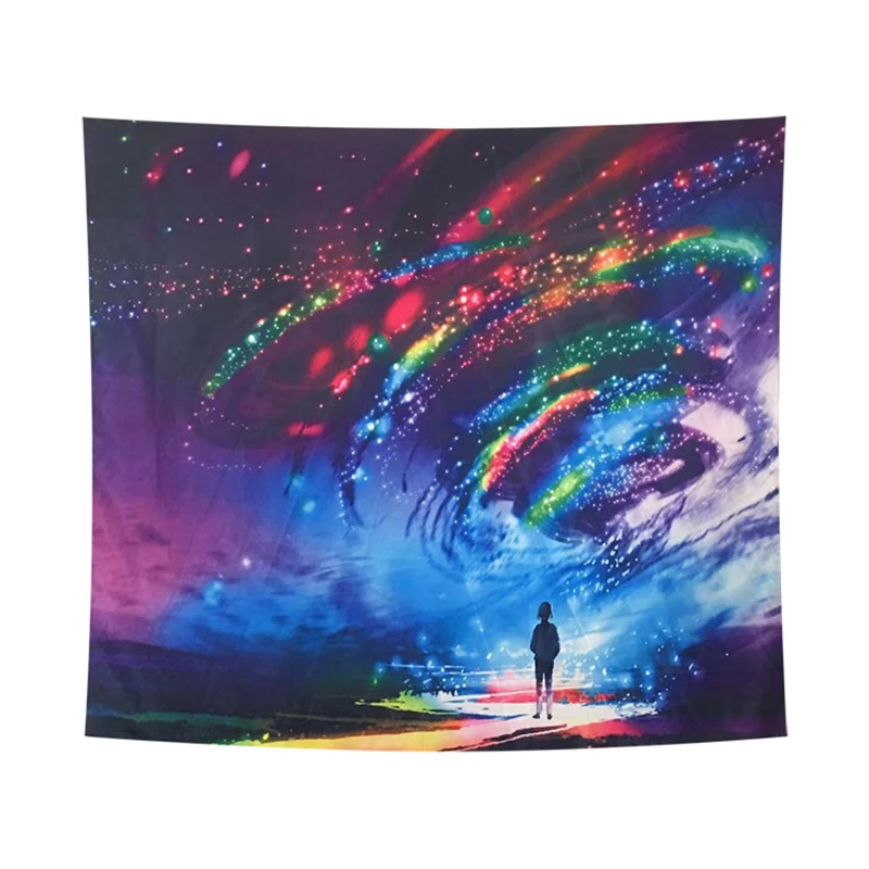 

Cartoons Sky Tapestry Wall Hanging Aesthetic Trippy Hippie Tapestries Beach Towel Shawl Throw Sheet Home Room Decor