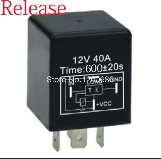 Normally Off F YS020 30A 10 minutes timer relay delay off after reset  switch turn on 12V timer Relay delay 10M off relay