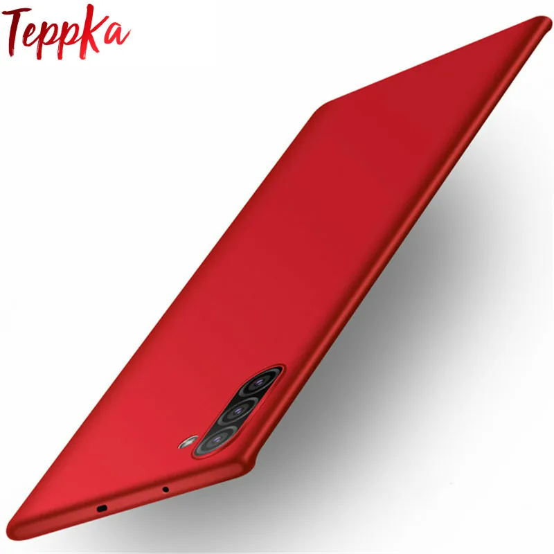 TeppKa для samsung galaxy Note 10 plus 5G Note10 + S10 Plus S10e чехол телефона ультра тонкий жесткий PC