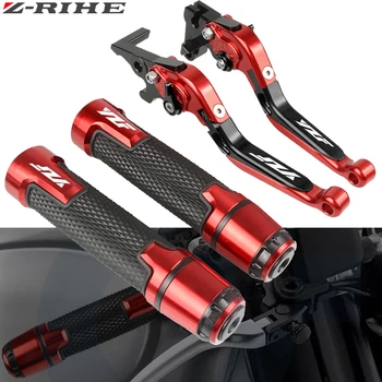

Motorcycle Adjustable Folding Brake Clutch Levers Handlebar Hand Grips For Yamaha YZF R6 YZFR6 1999 2000 2001 2002 2003 2004