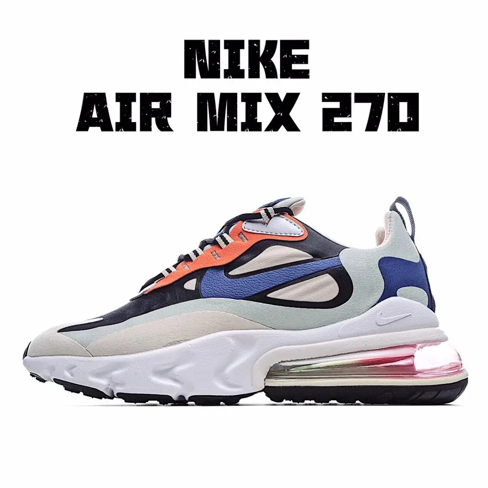 Кроссовки Nike Air Max 270 мужские и женские дышащая сетчатая обувь для бега размер 36-45 |