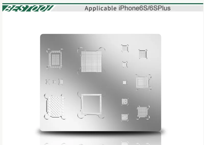 Лучшая 3D BGA стальная сетка A8 A9 A10 A11 A12 для iphone 6 6P 7 8P X XR непосредственно нагреваемый