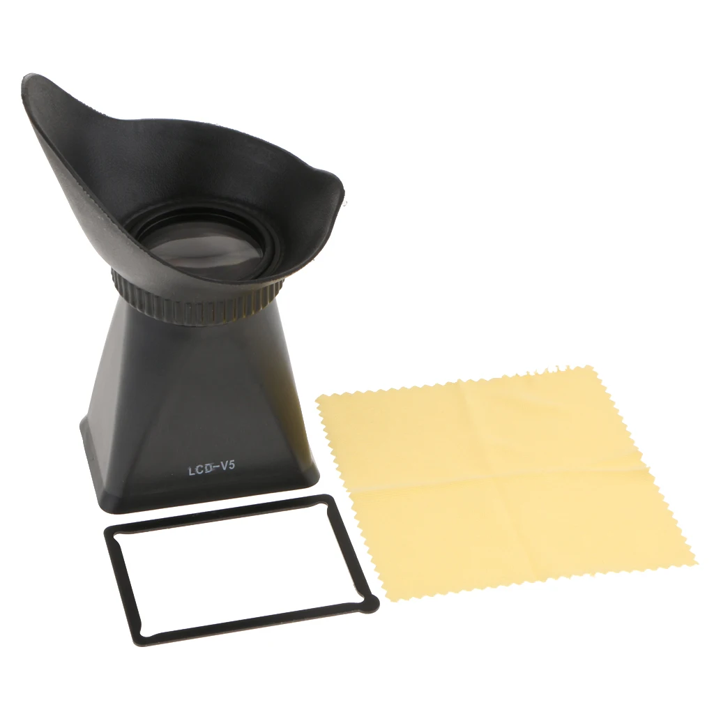 

2.8X 3'' LCD Screen Viewfinder Magnifier Magnetic Hood Extender V6 For Nikon 1 J1 J2 J3 V1 V2 DSLR
