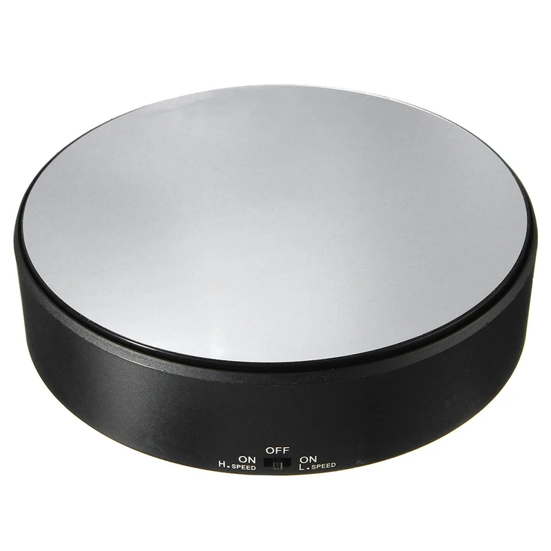 

Display 360 Degree Rotating Stand for Jewelry Watch Rotary Display Table Mirror Surface Turn for Jewelry Model Display Stand