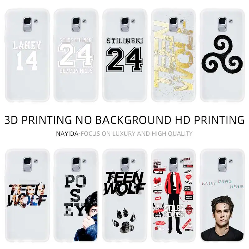 

case Soft Cover TPU For Samsung Galaxy J6 J8 J5 J7 J4 Plus 2018 2016 2017 EU Prime Pro CORE Teen Wolf Bromance Mieczyslaw Stiles