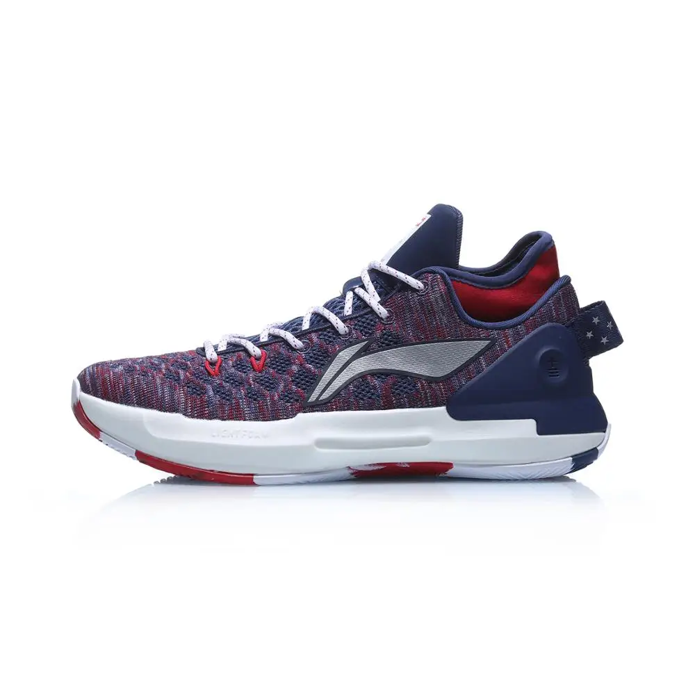 Li-Ning/Мужская обувь YUSHUAI XIII, низкая Профессиональная баскетбольная обувь, светильник, подкладка из пеноматериала, спортивная обувь, кроссовки ABAP095 XYL295 - Цвет: ABAP095-3H