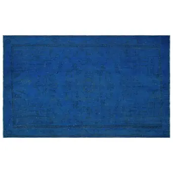 

Handmade Blue Vintage Overdyed Turkish Area Rug 173x273 Cm-5'8''X8'11''