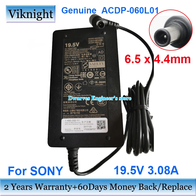 060S03 Original Véritable Sony Bravia TV AC Adapter Power Supply Cable Lead-Acdp 