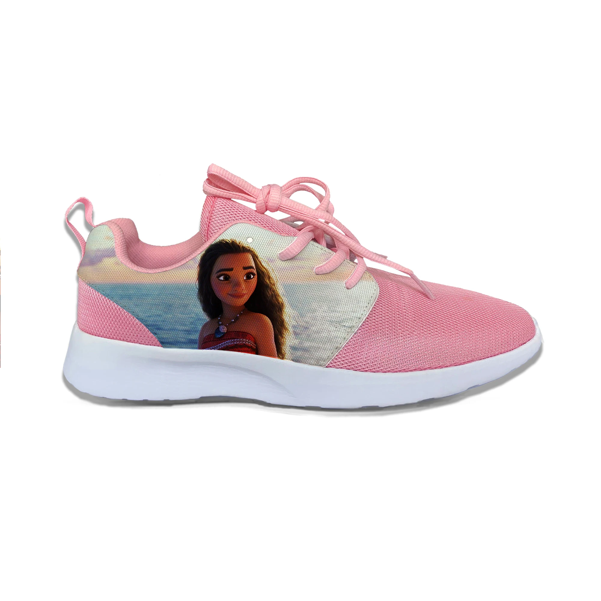 

Moana Hot Pretty Cartoon Sport Running Shoes Novelty Fashion Cute Kids Breathable Lightweight Sneakers Gift Boys Girls Children