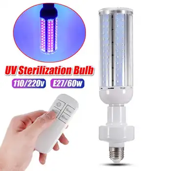 

LED 60W UV battery Germicidal Lamp UVC Ultraviolet Corn Bulb Disinfection Sterilizer Led Lights Home Clean Air Kill Mites
