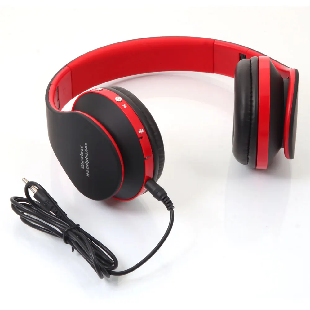 NX 8252 Foldable Wireless Stereo Sports Bluetooth Headphone Headset with Mic for iPhone iPad PC