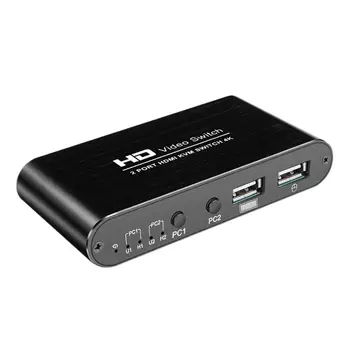 

4K HDMI Computer Switcher Wireless Mouse Keyboard Sharer HDMI Computer Adapter Switcher USB Monitor Display