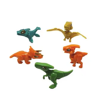 

Classic Plastic DIY Assemble Dinosaur Toy Small Tyrannosaurus Blocks Figures Model DIY toy for Dinosaur