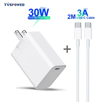 

PD 30W 9V 3A Mobile Phone Charger fast Power Adapter Type C Quick Charge 3.0 18W For iphone X 8 Plus ipad Pro for Macbook Air
