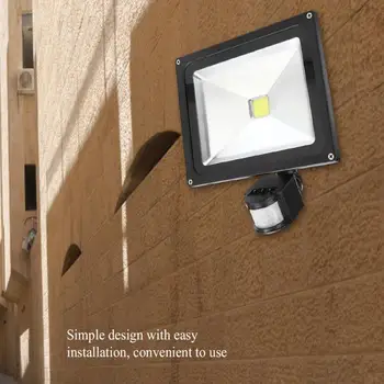 

50W Outdoor LED Garden Light Motion Sensor Lawn Lamp For Home Garden Courtyard Lighting Outdoor