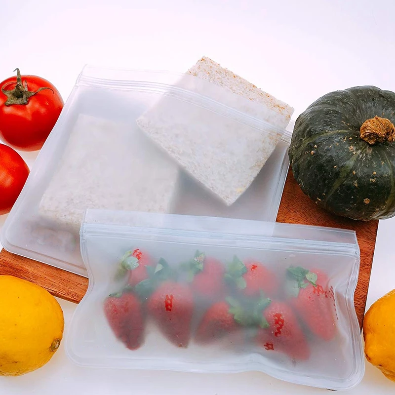 Многоразовые мешки для сэндвичей, 10 упаковок многоразовые Ziplock Ланч снэк-мешок, многоразовые мешки для хранения еды, герметичные галлоновые пакеты для морозильной камеры, м